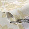 image:imageDriftAway Boho Linen Blend Kitchen Valance Curtain Blackout 18 Inch for Living Room Lined Rod Pocket Floral Farmhouse Country Short Curtains for Small Windows 1 PanelIvory Beige