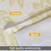 image:imageDriftAway Boho Linen Blend Kitchen Valance Curtain Blackout 18 Inch for Living Room Lined Rod Pocket Floral Farmhouse Country Short Curtains for Small Windows 1 PanelIvory Beige