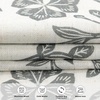 image:imageDriftAway Boho Linen Blend Kitchen Valance Curtain Blackout 18 Inch for Living Room Lined Rod Pocket Floral Farmhouse Country Short Curtains for Small Windows 1 PanelIvory Gray