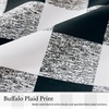 image:imageDriftAway Buffalo Plaid Blackout Curtains 2 Panels W52 x L63 BlackBlack