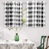 image:imageDriftAway Buffalo Plaid Blackout Curtains 2 Panels W52 x L63 BlackBlack