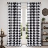 image:imageDriftAway Buffalo Plaid Blackout Curtains 2 Panels W52 x L63 BlackBlack