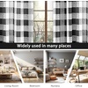 image:imageDriftAway Buffalo Plaid Blackout Curtains 2 Panels W52 x L63 BlackBlack