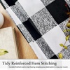image:imageDriftAway Buffalo Plaid Blackout Curtains 2 Panels W52 x L63 BlackBlack