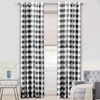 image:imageDriftAway Buffalo Plaid Blackout Curtains 2 Panels W52 x L63 BlackBlack
