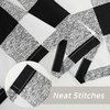 image:imageDriftAway Buffalo Plaid Blackout Curtains 2 Panels W52 x L63 BlackBlack