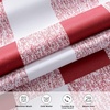 image:imageDriftAway Buffalo Plaid Blackout Curtains 2 Panels W52 x L63 BlackRed
