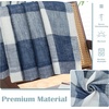 image:imageDriftAway Buffalo Plaid Blackout Curtains 2 Panels W52 x L63 BlackWovennavy Blue