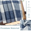 image:imageDriftAway Buffalo Plaid Blackout Curtains 2 Panels W52 x L63 BlackWovennavy Blue