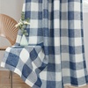 image:imageDriftAway Buffalo Plaid Blackout Curtains 2 Panels W52 x L63 BlackWovennavy Blue
