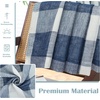 image:imageDriftAway Buffalo Plaid Blackout Curtains 2 Panels W52 x L63 BlackWovennavy Blue