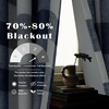 image:imageDriftAway Buffalo Plaid Blackout Curtains 2 Panels W52 x L63 BlackWovennavy Blue