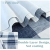 image:imageDriftAway Buffalo Plaid Blackout Curtains 2 Panels W52 x L63 BlackWovennavy Blue