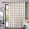 image:imageDriftAway Buffalo Plaid Blackout Curtains 2 Panels W52 x L63 BlackWoventaupe