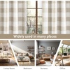 image:imageDriftAway Buffalo Plaid Blackout Curtains 2 Panels W52 x L63 BlackWoventaupe