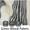 image:imageDriftAway Kitchen Curtains Striped Tier Linen Short Curtains Windowpane Plaid Cafe 45 Inch Length for Living Room Bathroom Chris Farmhouse Rustic Rod Pocket 2 Panels GrayChris Black