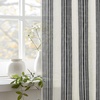image:imageDriftAway Kitchen Curtains Striped Tier Linen Short Curtains Windowpane Plaid Cafe 45 Inch Length for Living Room Bathroom Chris Farmhouse Rustic Rod Pocket 2 Panels GrayChris Black