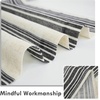 image:imageDriftAway Kitchen Curtains Striped Tier Linen Short Curtains Windowpane Plaid Cafe 45 Inch Length for Living Room Bathroom Chris Farmhouse Rustic Rod Pocket 2 Panels GrayChris Black