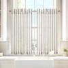 image:imageDriftAway Kitchen Curtains Striped Tier Linen Short Curtains Windowpane Plaid Cafe 45 Inch Length for Living Room Bathroom Chris Farmhouse Rustic Rod Pocket 2 Panels GrayFarmhouse Black