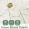 image:imageDriftAway Kitchen Curtains Striped Tier Linen Short Curtains Windowpane Plaid Cafe 45 Inch Length for Living Room Bathroom Chris Farmhouse Rustic Rod Pocket 2 Panels GrayLoden Green