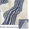 image:imageDriftAway Kitchen Curtains Striped Tier Linen Short Curtains Windowpane Plaid Cafe 45 Inch Length for Living Room Bathroom Chris Farmhouse Rustic Rod Pocket 2 Panels GrayChris Dark Blue