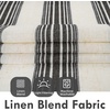 image:imageDriftAway Kitchen Curtains Striped Tier Linen Short Curtains Windowpane Plaid Cafe 45 Inch Length for Living Room Bathroom Chris Farmhouse Rustic Rod Pocket 2 Panels GrayChris Black