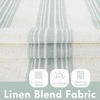 image:imageDriftAway Kitchen Curtains Striped Tier Linen Short Curtains Windowpane Plaid Cafe 45 Inch Length for Living Room Bathroom Chris Farmhouse Rustic Rod Pocket 2 Panels GrayChris Jade Green