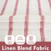 image:imageDriftAway Kitchen Curtains Striped Tier Linen Short Curtains Windowpane Plaid Cafe 45 Inch Length for Living Room Bathroom Chris Farmhouse Rustic Rod Pocket 2 Panels GrayFarmhouse Red
