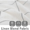 image:imageDriftAway Kitchen Curtains Striped Tier Linen Short Curtains Windowpane Plaid Cafe 45 Inch Length for Living Room Bathroom Chris Farmhouse Rustic Rod Pocket 2 Panels GrayGrey
