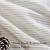 image:imageDriftAway Kitchen Curtains Striped Tier Linen Short Curtains Windowpane Plaid Cafe 45 Inch Length for Living Room Bathroom Chris Farmhouse Rustic Rod Pocket 2 Panels GrayTickingbeige