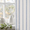 image:imageDriftAway Kitchen Curtains Striped Tier Linen Short Curtains Windowpane Plaid Cafe 45 Inch Length for Living Room Bathroom Chris Farmhouse Rustic Rod Pocket 2 Panels GrayFarmhouse Navy