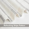 image:imageDriftAway Kitchen Curtains Striped Tier Linen Short Curtains Windowpane Plaid Cafe 45 Inch Length for Living Room Bathroom Chris Farmhouse Rustic Rod Pocket 2 Panels GrayFarmhouse Gray