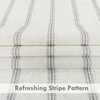 image:imageDriftAway Kitchen Curtains Striped Tier Linen Short Curtains Windowpane Plaid Cafe 45 Inch Length for Living Room Bathroom Chris Farmhouse Rustic Rod Pocket 2 Panels GrayFarmhouse Gray