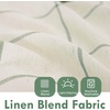 image:imageDriftAway Kitchen Curtains Striped Tier Linen Short Curtains Windowpane Plaid Cafe 45 Inch Length for Living Room Bathroom Chris Farmhouse Rustic Rod Pocket 2 Panels GrayLoden Green