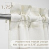 image:imageDriftAway Kitchen Curtains Striped Tier Linen Short Curtains Windowpane Plaid Cafe 45 Inch Length for Living Room Bathroom Chris Farmhouse Rustic Rod Pocket 2 Panels GrayTaupe