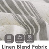 image:imageDriftAway Kitchen Curtains Striped Tier Linen Short Curtains Windowpane Plaid Cafe 45 Inch Length for Living Room Bathroom Chris Farmhouse Rustic Rod Pocket 2 Panels GrayChris Gray