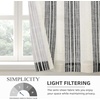 image:imageDriftAway Kitchen Curtains Striped Tier Linen Short Curtains Windowpane Plaid Cafe 45 Inch Length for Living Room Bathroom Chris Farmhouse Rustic Rod Pocket 2 Panels GrayChris Black