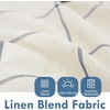 image:imageDriftAway Kitchen Curtains Striped Tier Linen Short Curtains Windowpane Plaid Cafe 45 Inch Length for Living Room Bathroom Chris Farmhouse Rustic Rod Pocket 2 Panels GrayNavy