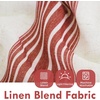 image:imageDriftAway Kitchen Curtains Striped Tier Linen Short Curtains Windowpane Plaid Cafe 45 Inch Length for Living Room Bathroom Chris Farmhouse Rustic Rod Pocket 2 Panels GrayChris Red
