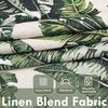 image:imageDriftAway Olive Green Linen Curtains Blackout 84 Inches Long Lined Thermal Window Drapes for Bedroom Back Tab Farmhouse Leaf Home Decoration 2 PanelsLinen Green