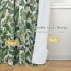 image:imageDriftAway Olive Green Linen Curtains Blackout 84 Inches Long Lined Thermal Window Drapes for Bedroom Back Tab Farmhouse Leaf Home Decoration 2 PanelsLinen Green