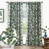 image:imageDriftAway Olive Green Linen Curtains Blackout 84 Inches Long Lined Thermal Window Drapes for Bedroom Back Tab Farmhouse Leaf Home Decoration 2 PanelsLinen Green