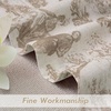 image:imageDriftAway 100 Blackout Curtains Toile Linen Back Tab W52xL84 BlackBeige
