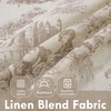 image:imageDriftAway 100 Blackout Curtains Toile Linen Back Tab W52xL84 BlackBeige