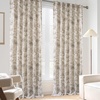 image:imageDriftAway 100 Blackout Curtains Toile Linen Back Tab W52xL84 BlackBeige