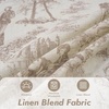 image:imageDriftAway 100 Blackout Curtains Toile Linen Back Tab W52xL84 BlackBeige