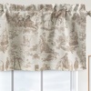 image:imageDriftAway 100 Blackout Curtains Toile Linen Back Tab W52xL84 BlackBeige