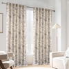 image:imageDriftAway 100 Blackout Curtains Toile Linen Back Tab W52xL84 BlackBeige