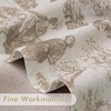 image:imageDriftAway 100 Blackout Curtains Toile Linen Back Tab W52xL84 BlackBeige