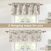 image:imageDriftAway 100 Blackout Curtains Toile Linen Back Tab W52xL84 BlackBeige